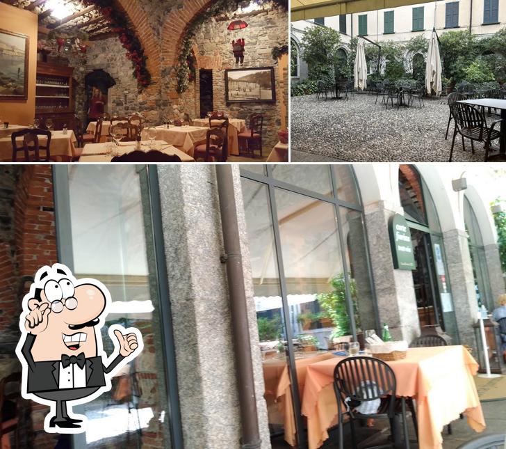 Gli interni di Trattoria Corte Fiorina
