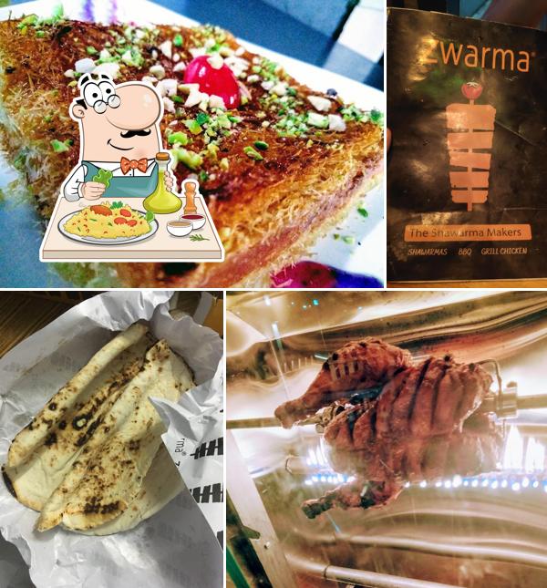 Food at Zwarma (The Shawarma Makers)