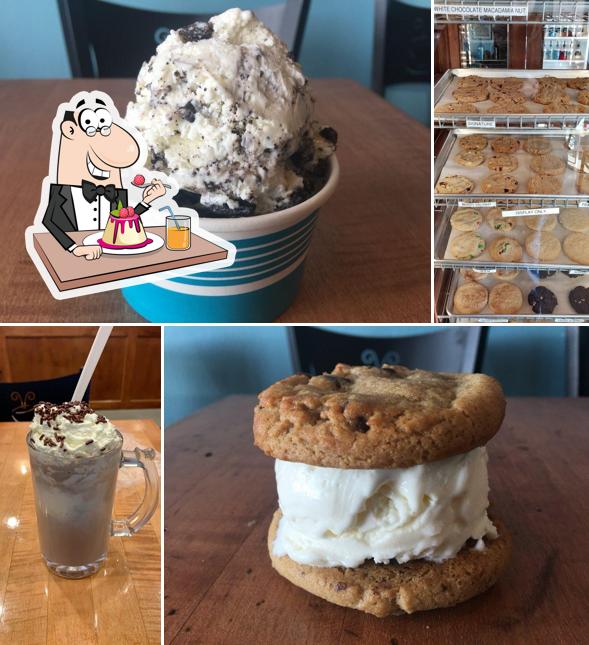 Warm Cookie Company offers a selection of desserts