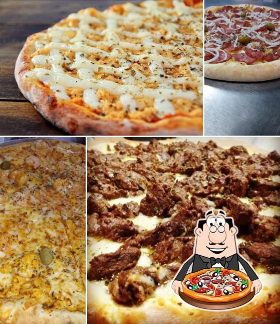 Consiga diversos tipos de pizza