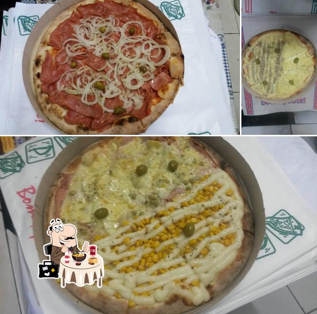 Comida em Pizzaria Vitória