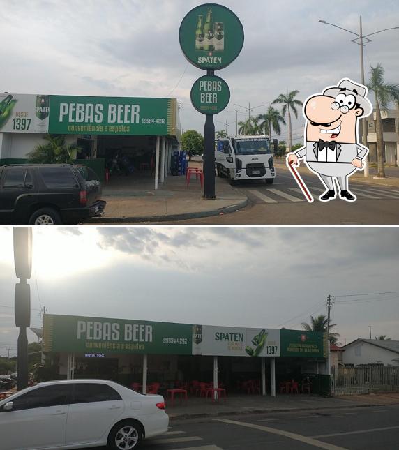 O exterior do PebasBeer