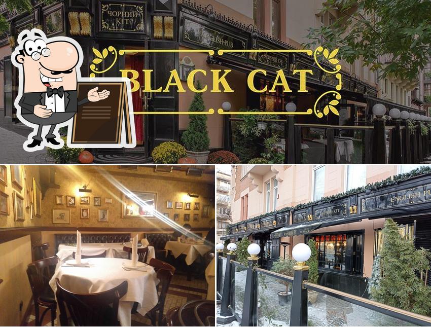 Black Cat is distinguished by exterior and dining table