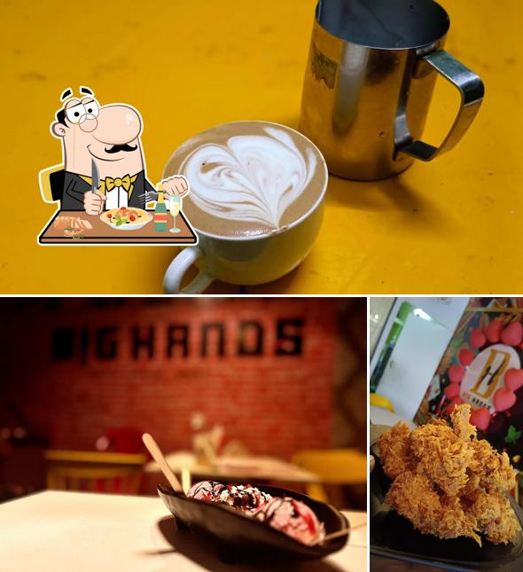 Food at Big Hands cafe