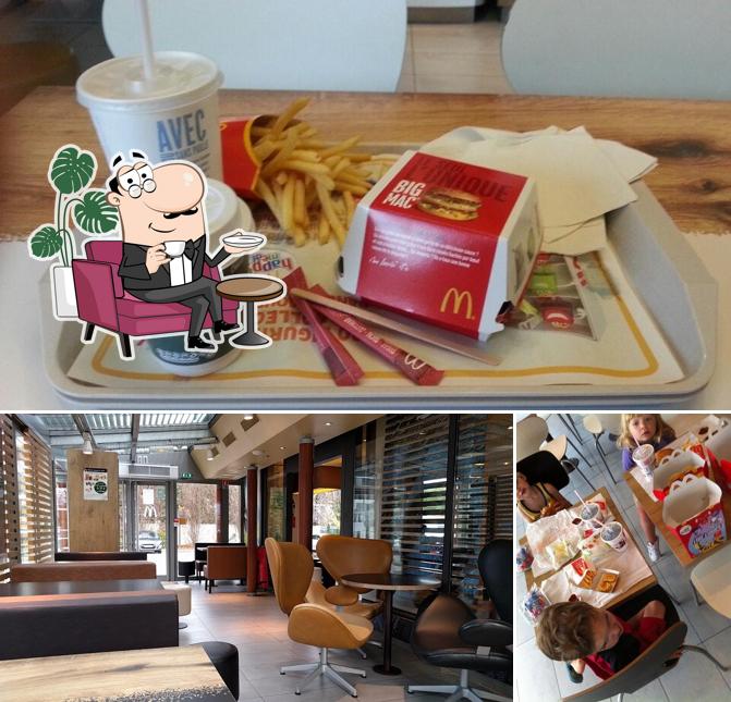 L'intérieur de McDonald's