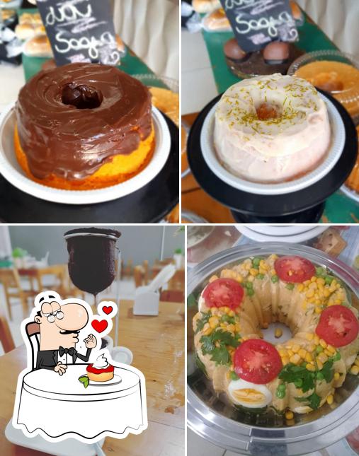 Casa da Sogra - Café & Bistrô serve uma variedade de pratos doces