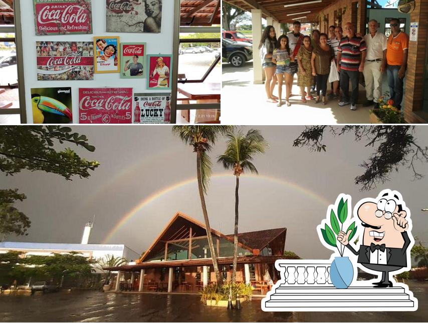 Entre diferentes coisas, exterior e bebida podem ser encontrados no Giovanni Lancheria e restaurante