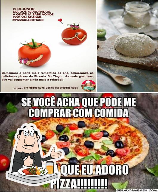 Comida em Pizzaria Do Tiago