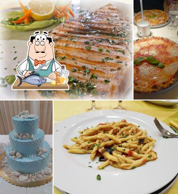 Salmone grigliato al Ristorante Al Belvedere