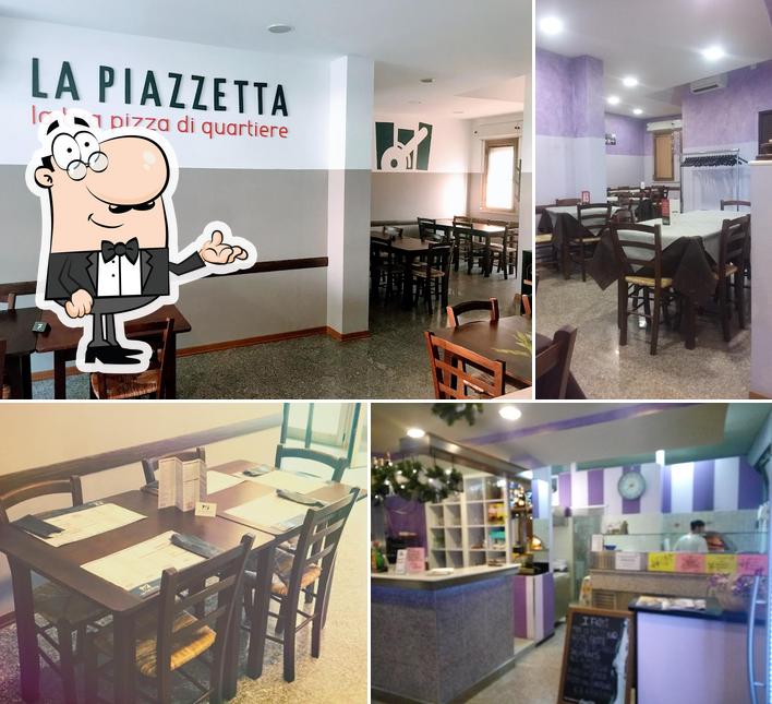 Gli interni di Pizzeria La Piazzetta