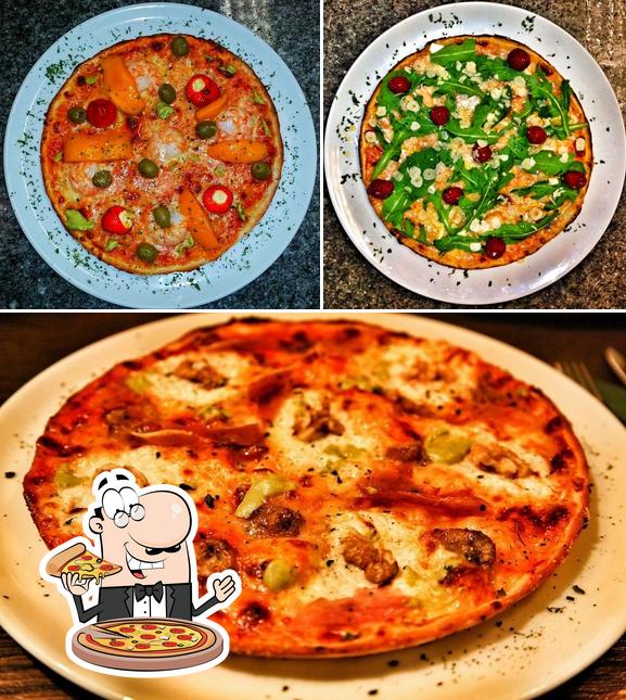 Probiert eine Pizza bei Novita Pizzeria