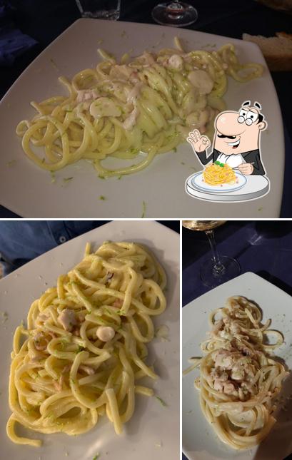 Spaghetti alla carbonara al Bar Ristorante Mare in Vista