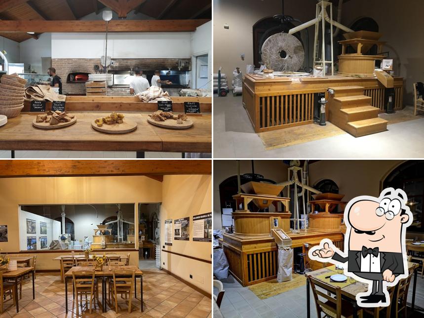 Dai un'occhiata agli interni di Mulinum San Floro - Mulino, Forno e Pizzeria Agricola come 100 anni fa