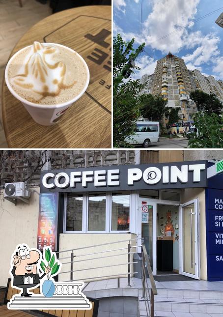 Las fotografías de exterior y bebida en Coffee Point