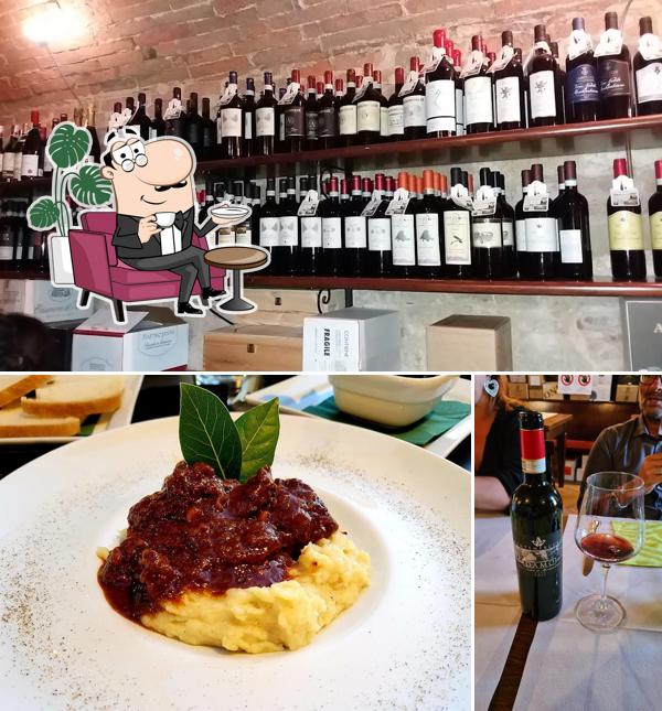 Gli interni di Osteria del Borgo