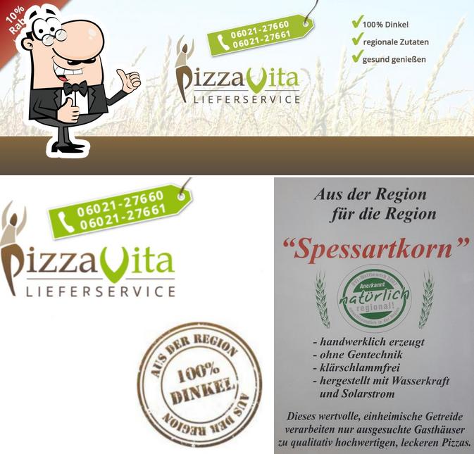 Look at the pic of PizzaVita - 100% Dinkel & vegan