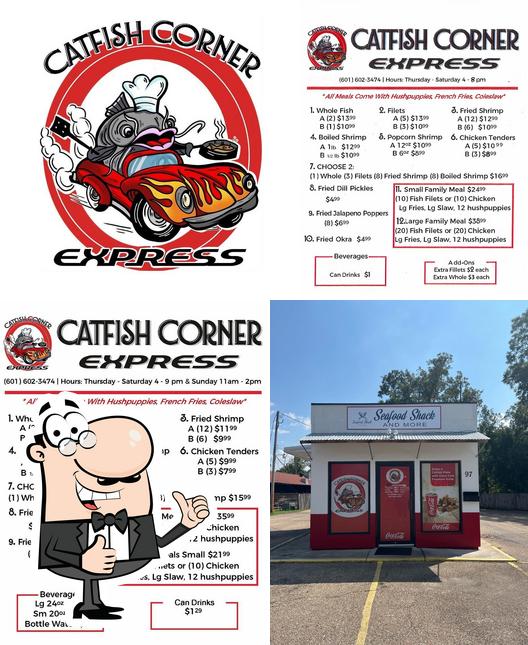 Catfish Corner Express in Petal Restaurant menu and reviews