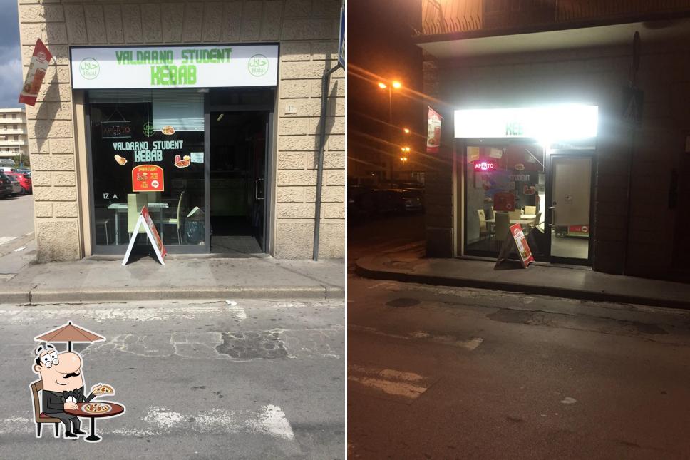 Gli esterni di Valdarno Student Kebab