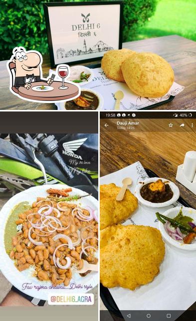 Food at Delhi 6 "Best Chole Bhature in Agra"