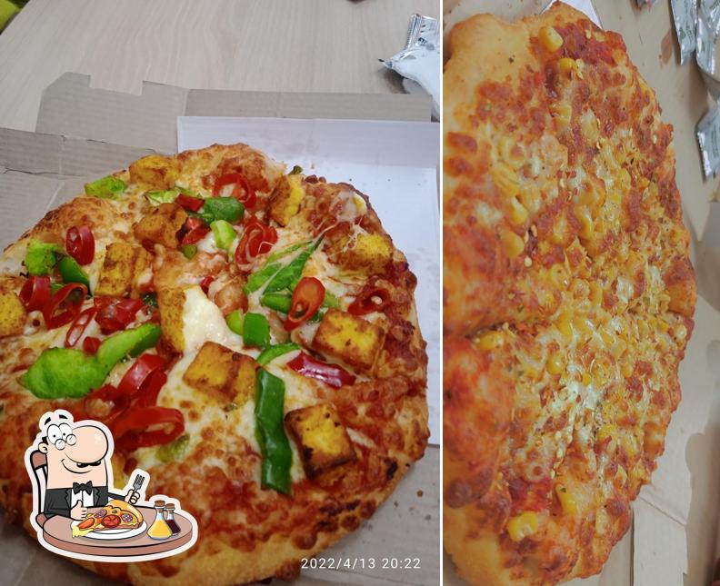 Pick various kinds of pizza