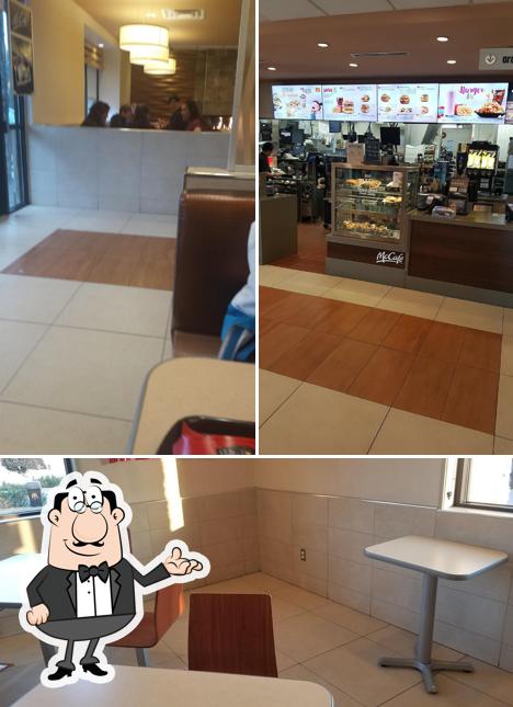 L'intérieur de McDonald's