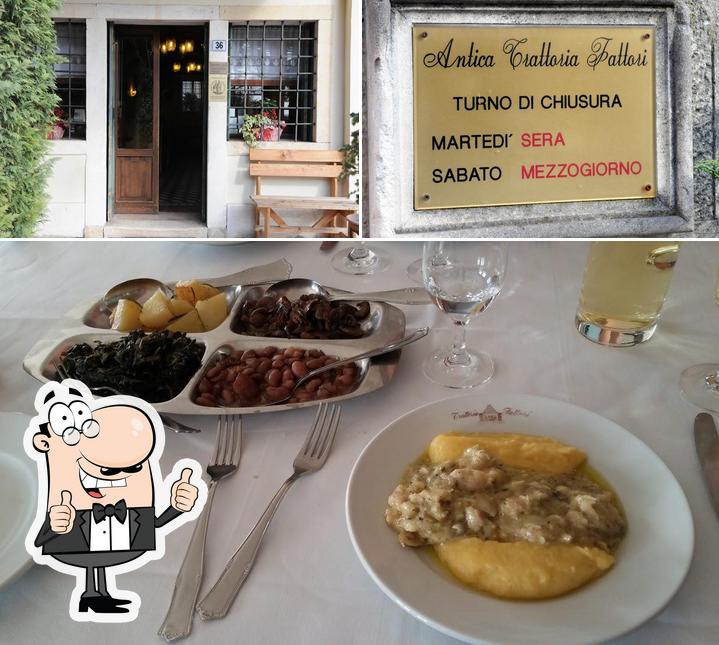 Здесь можно посмотреть изображение ресторана "Antica Trattoria Fattori"