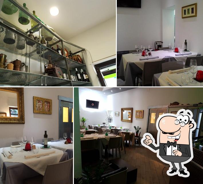 Gli interni di Biofficina Ristorante