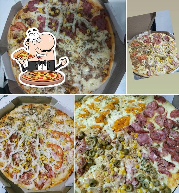 Escolha pizza no Pizzaria Point25 Queimadinho