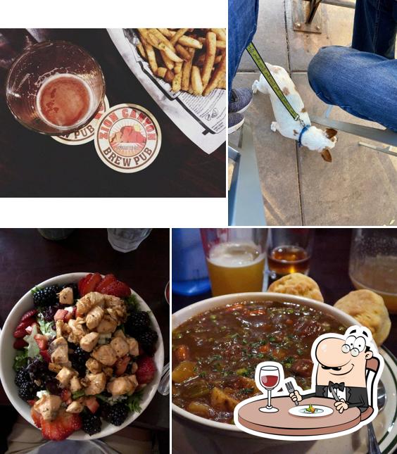 Zion Canyon Brew Pub in Springdale Restaurant menu and reviews
