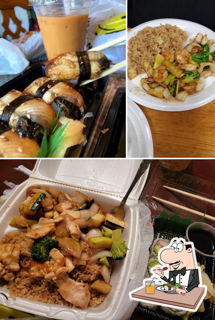 Еда в "Oishii! Japanese Hibachi & Sushi"