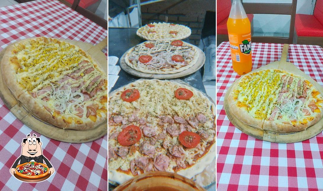 No Pizzaria Bendita El Shaday, você pode provar pizza