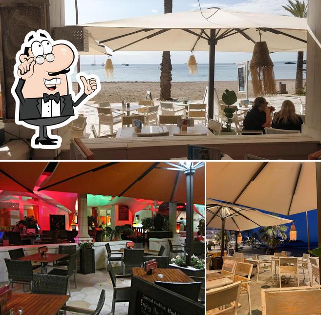Siéntate a una de las mesas de Haddock Ibiza