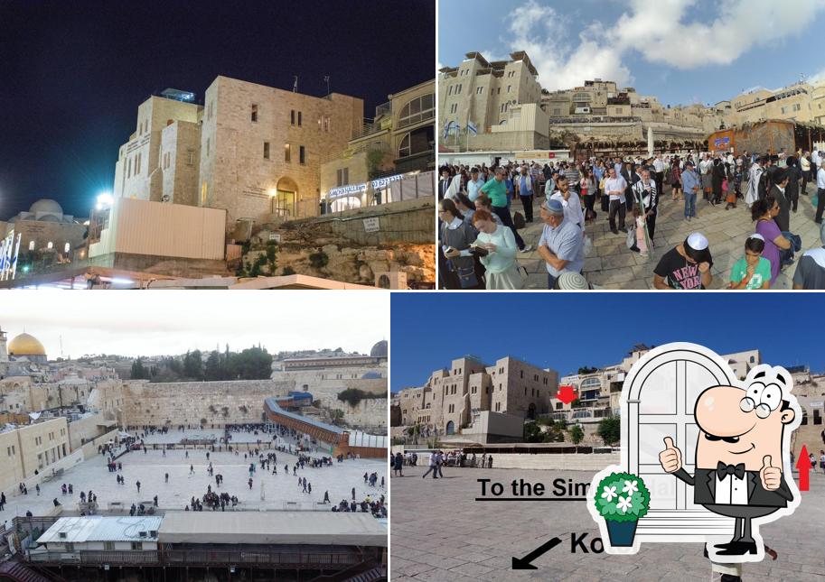 L'extérieur de Simcha Hall at the Kotel