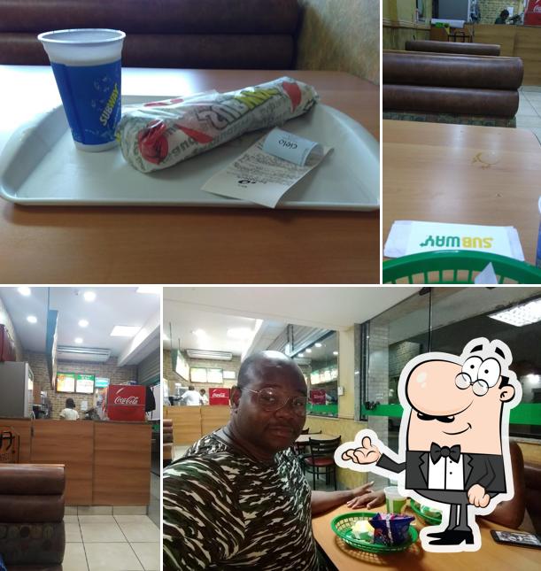 O interior do Subway