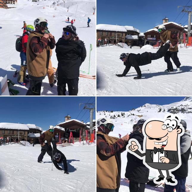 Vous pouvez prendre un bol d'air frais dans l'espace ouvert de Bobsleigh Pub