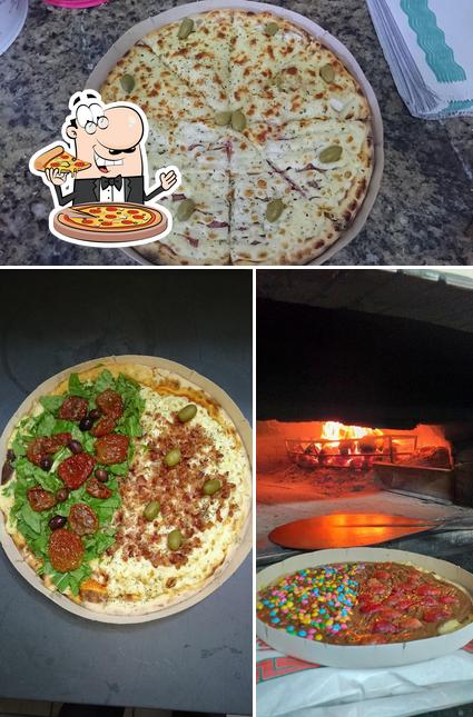 Escolha pizza no Listorti Pizzaria Rotisserie