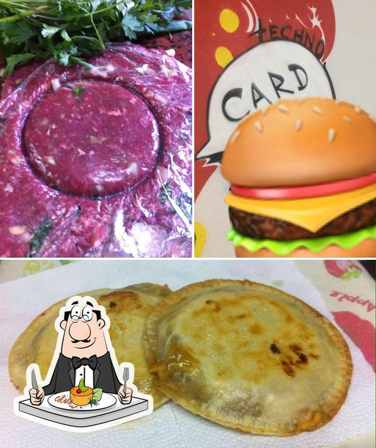 Comida em CARD Burguer