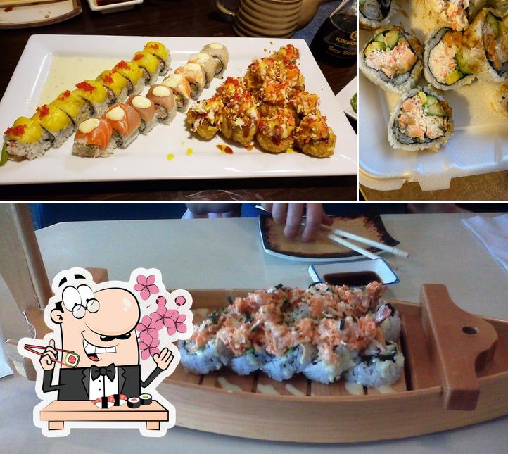 Essayez de nombreuses options de sushi