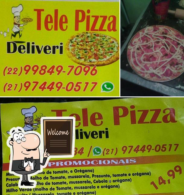 See this picture of Tele Pizza