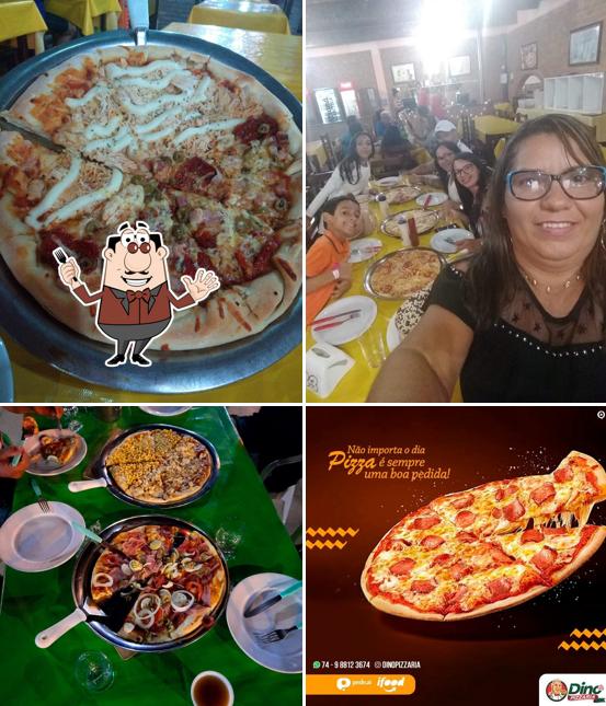 Platos en Dino Pizzaria