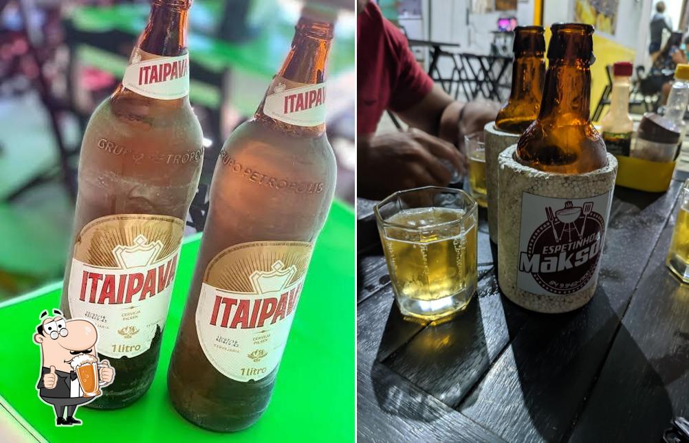 ESPETINHO DO MAKSON fornece uma variedade de cervejas
