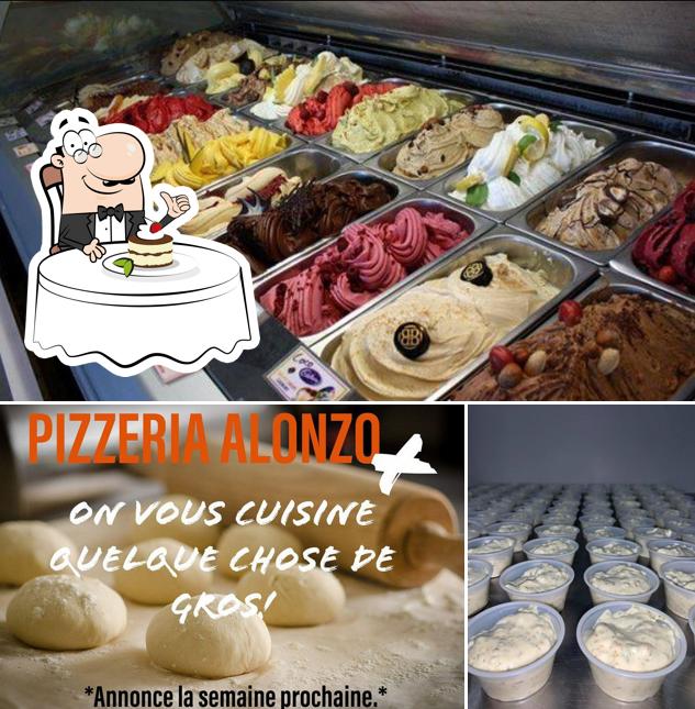 Pizza Alonzo Plus offre un nombre de desserts