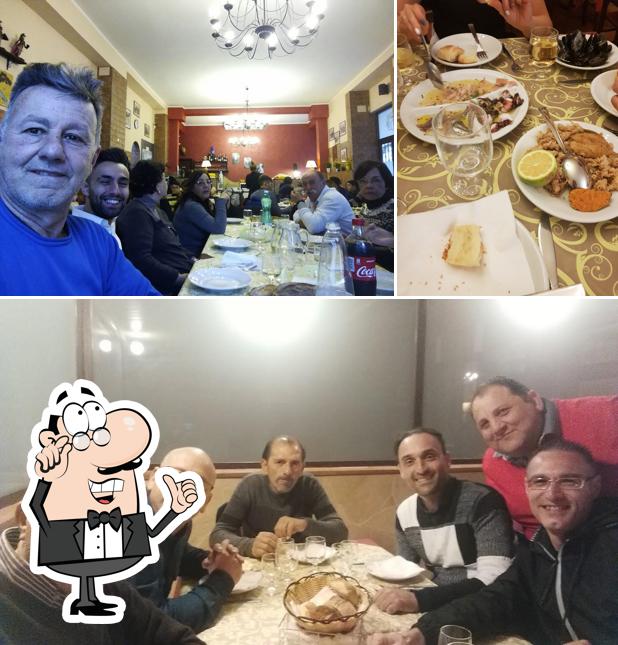 Gli interni di Trattoria Serafino da Massimo