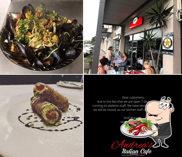 Попробуйте блюда с морепродуктами в "Andreas Italian Cafe"