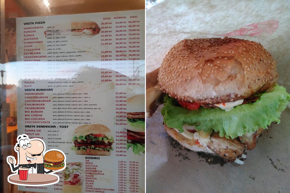 Gli hamburger di Fast Food Raff potranno soddisfare molti gusti diversi