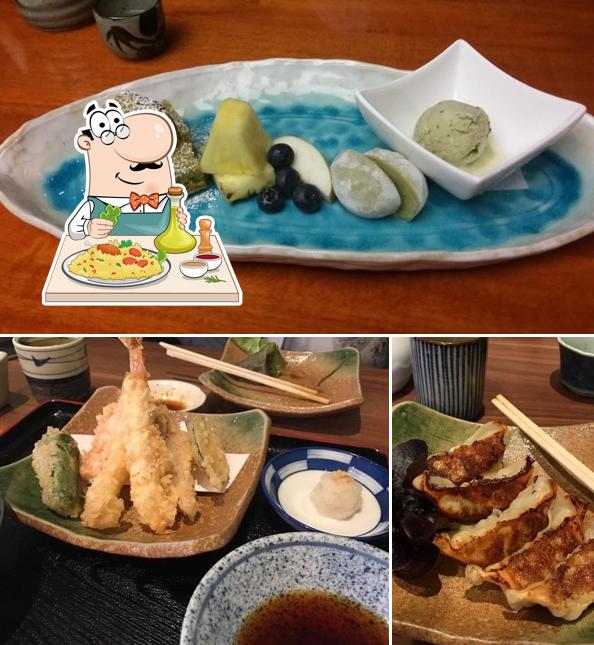 Japanisches Restaurant Kicho wird durch lebensmittel und bier unterschieden