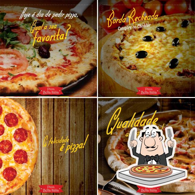 Consiga diversos variedades de pizza