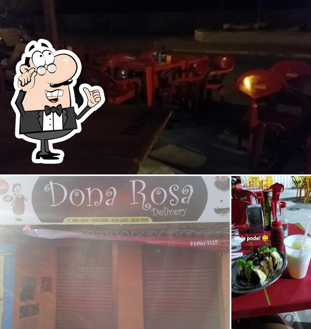 O interior do Dona Rosa Pizzaria e Delivey - Pizzaria