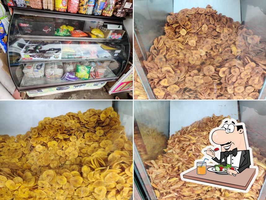 S. S. Banana Hot Chips and Halwa