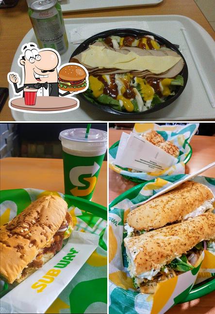 Experimente um hambúrguer no Subway